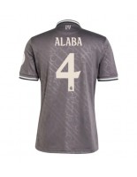 Real Madrid David Alaba #4 Alternativní Dres 2024-25 Krátký Rukáv